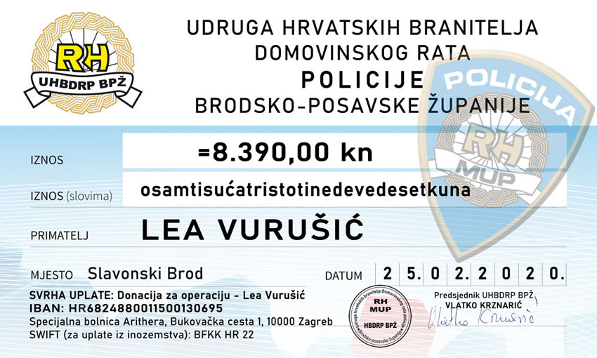Donacijski ček