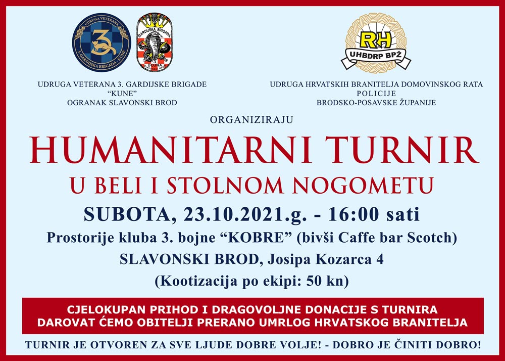 Plakat turnir bela